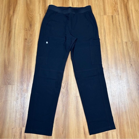 Figs Men’s Black Straight Leg Pants Performance Fabric Style T2001 - Picture 2 of 13